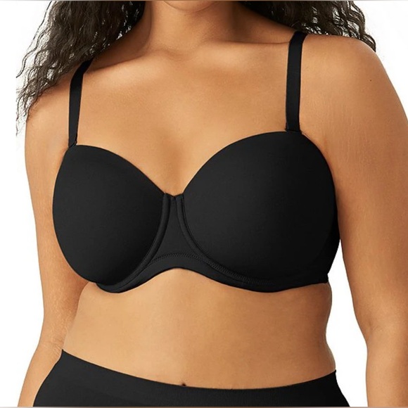 Wacoal Red Carpet Full-Busted Underwire Convertible Strapless Bra size 42DD - Picture 1 of 8